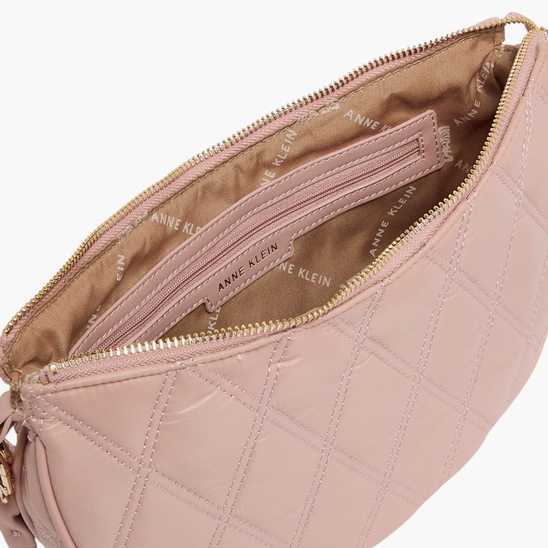 ANNE KLEIN Quilted Pink Shoulder Bag for Women - Image 5